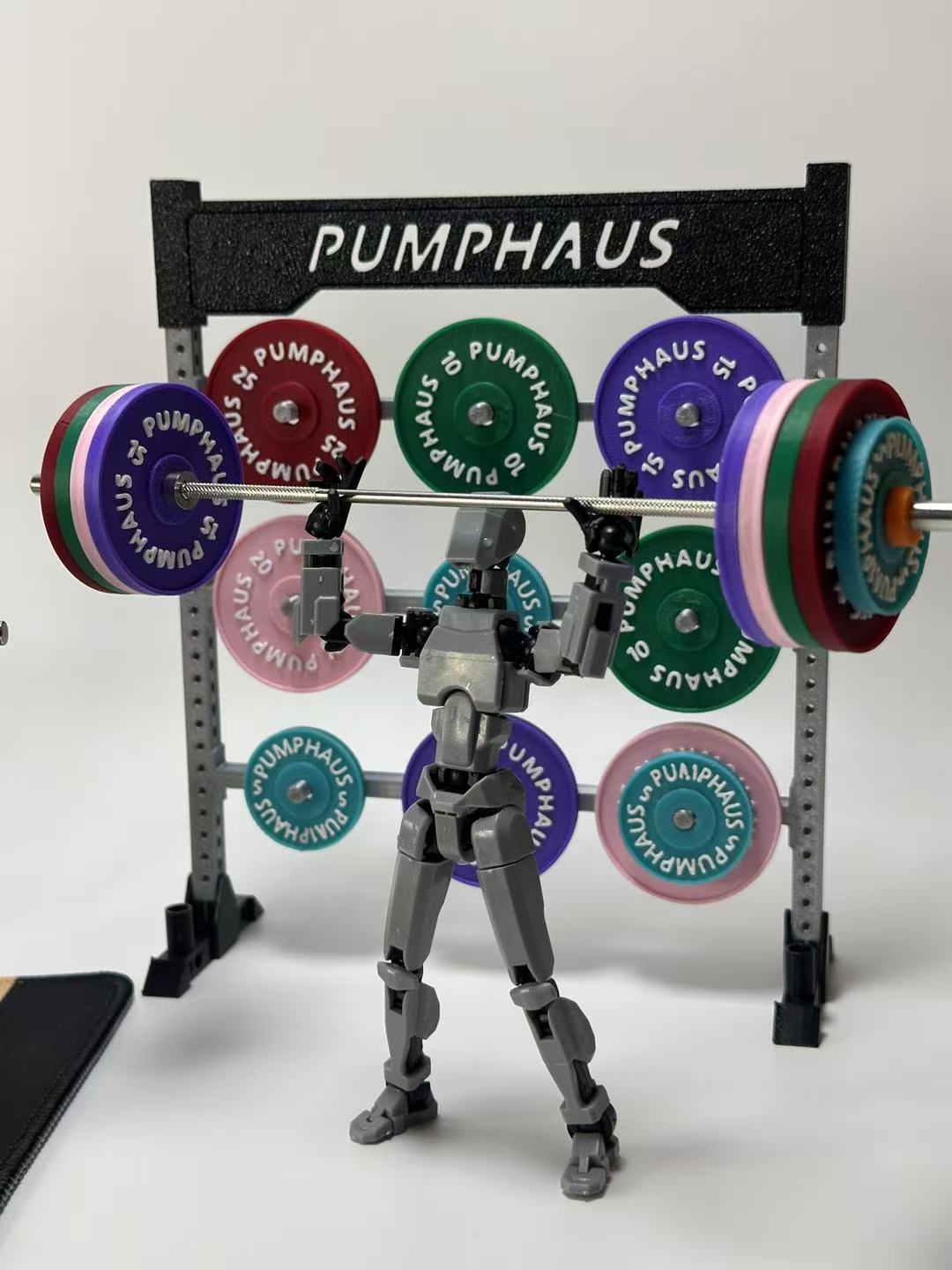 3D printed figurines, fitness equipment models, weight records, birthday gifts, desktop decorations, gifts