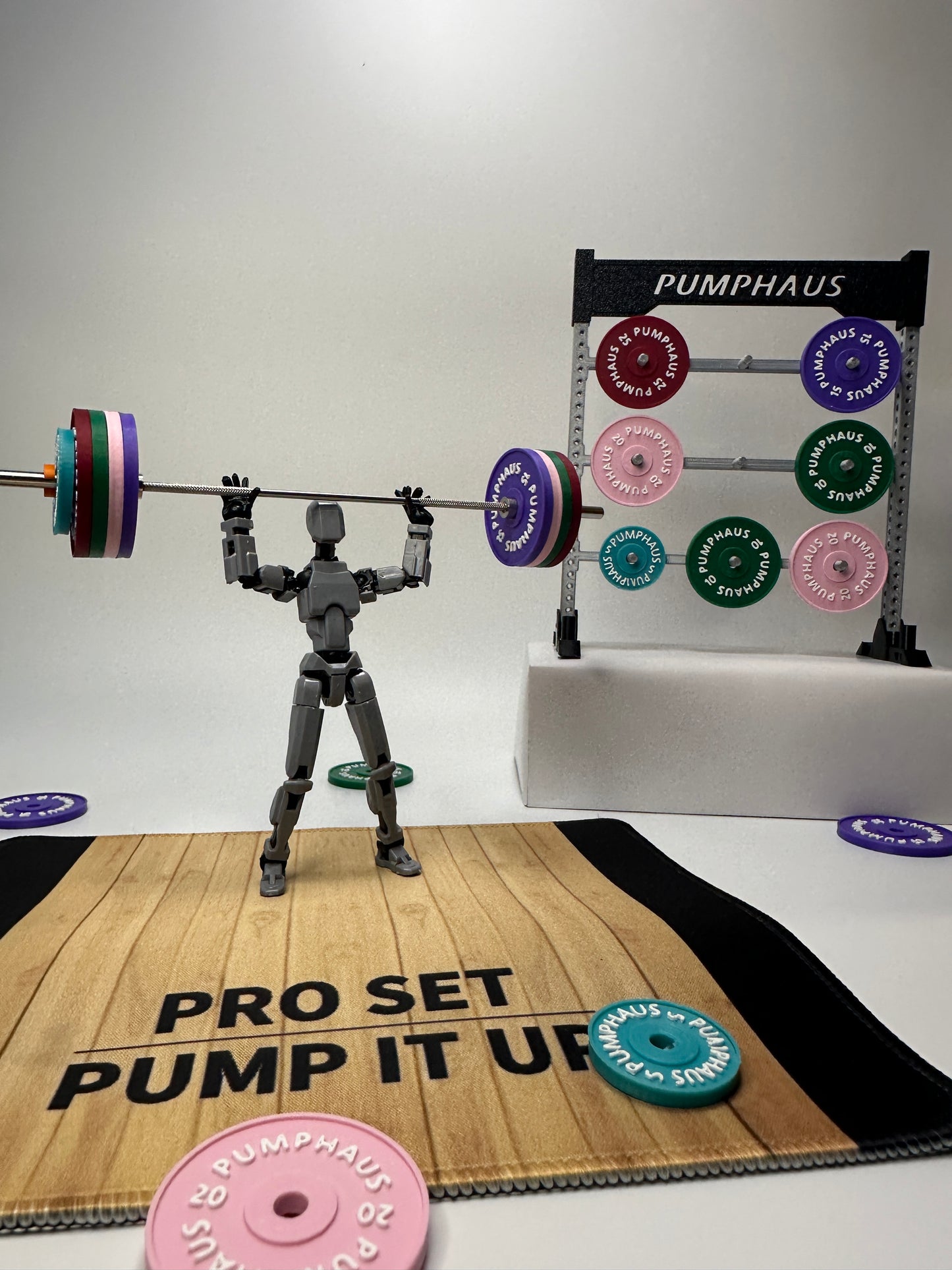 3D printed figurines, fitness equipment models, weight records, birthday gifts, desktop decorations, gifts