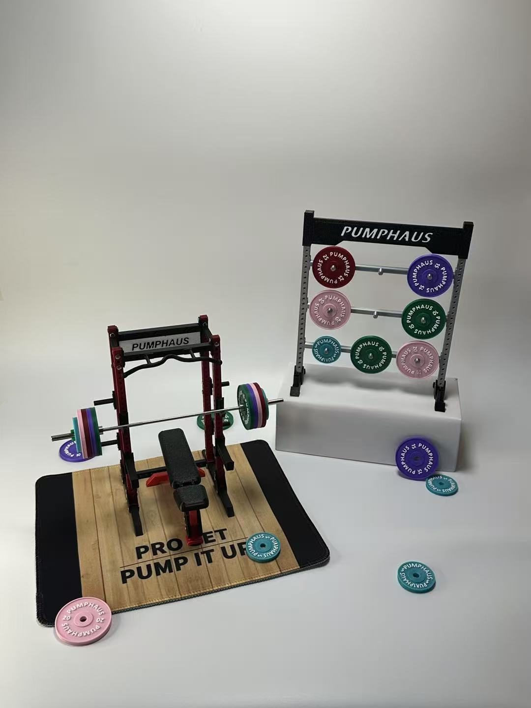 3D printed figurines, fitness equipment models, weight records, birthday gifts, desktop decorations, gifts