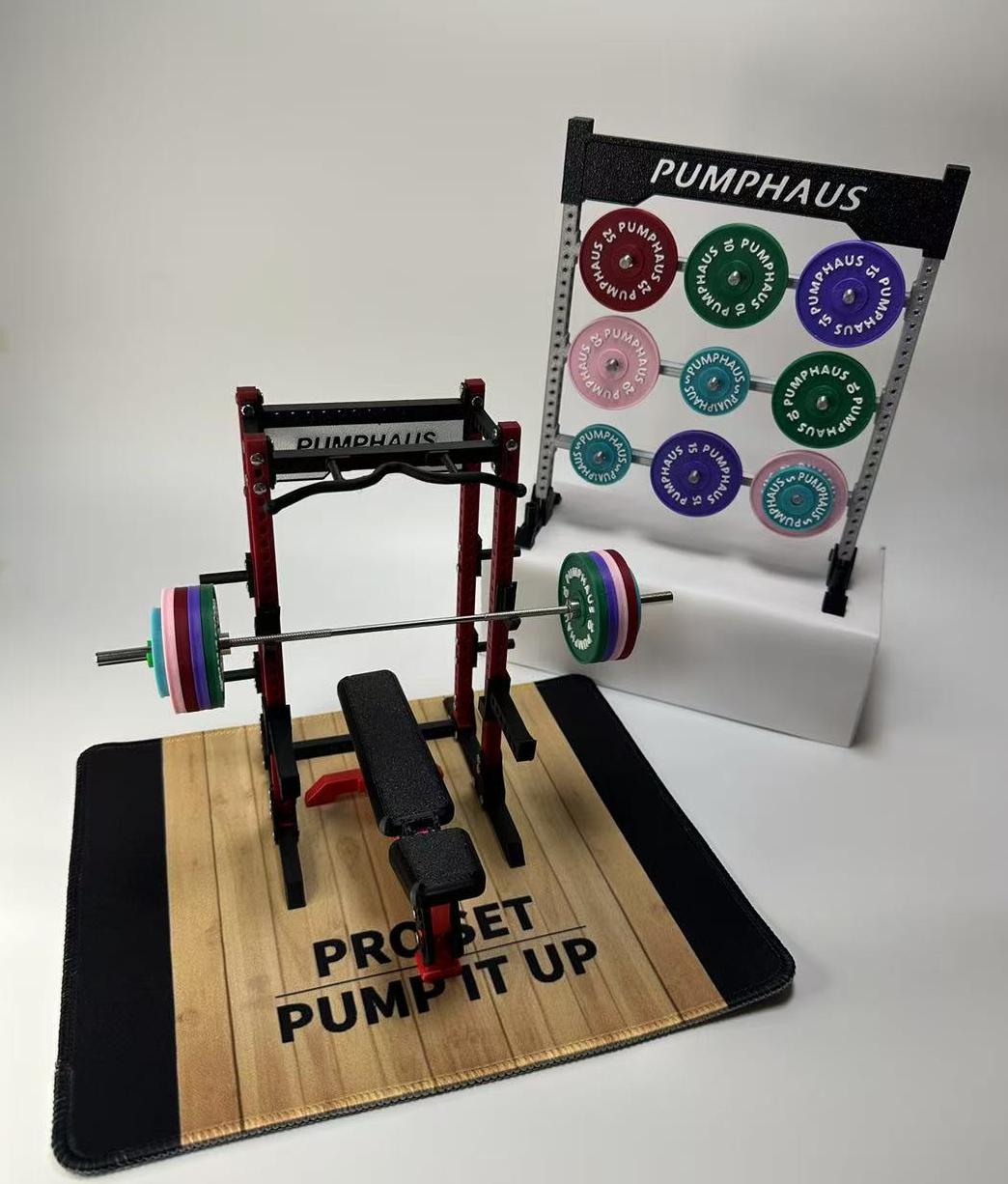 3D printed figurines, fitness equipment models, weight records, birthday gifts, desktop decorations, gifts