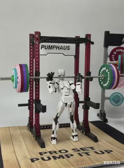 3D printed figurines, fitness equipment models, weight records, birthday gifts, desktop decorations, gifts